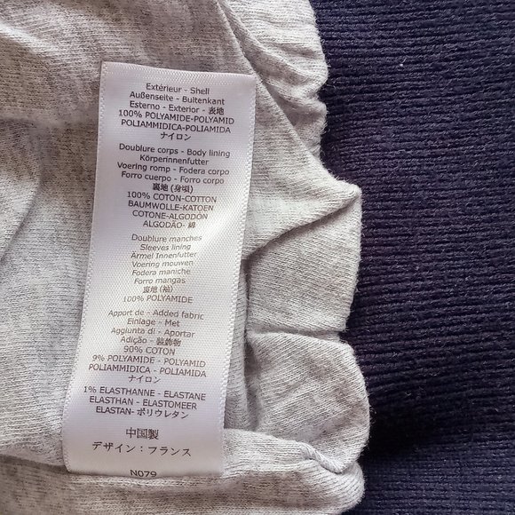 Petit Bateau blue hooded rain jacket kids 6 years-114 cm - Picture 5 of 7